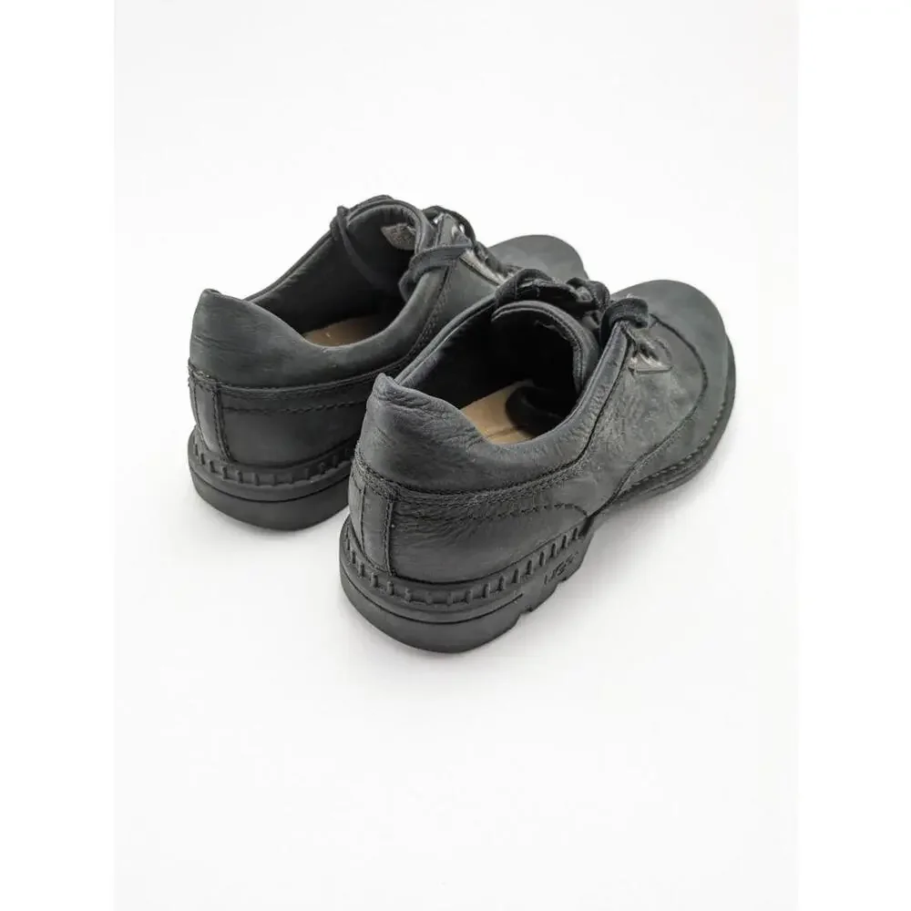 Mens Ugg Australia‎ Oxford Black Leather Casual Outdoor Shoes 5622 Size 10.5